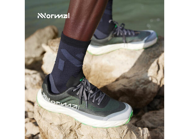 Nnormal Kjerag Shoe Black/Green UK 10