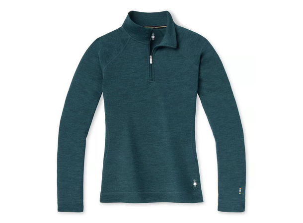 Thermal Merino Baselayer 1/4 Zip Woman's Twilight Blue Heather XL