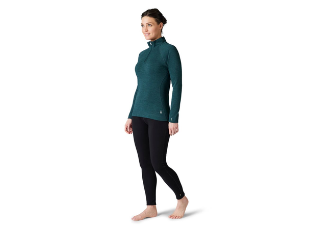 Thermal Merino Baselayer 1/4 Zip Woman's Twilight Blue Heather XL