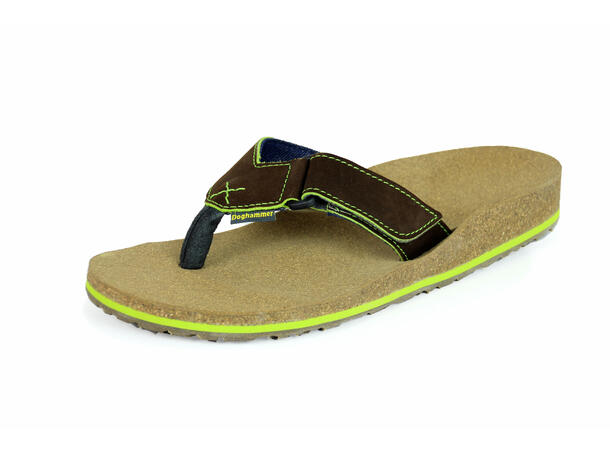 Quaxi Cork | Leather Ad Man Brown-Lime 42