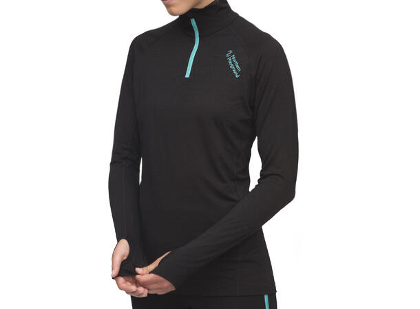 Northern Playground Zipneck Wool Women's Black S